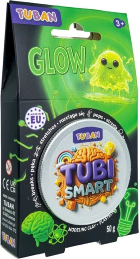 Tubi Smart Plastilin leuchtet im Dunkeln 50 g
