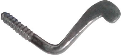 Stahl-Drehhaken 30 mm, glänzend (20 Stk.)