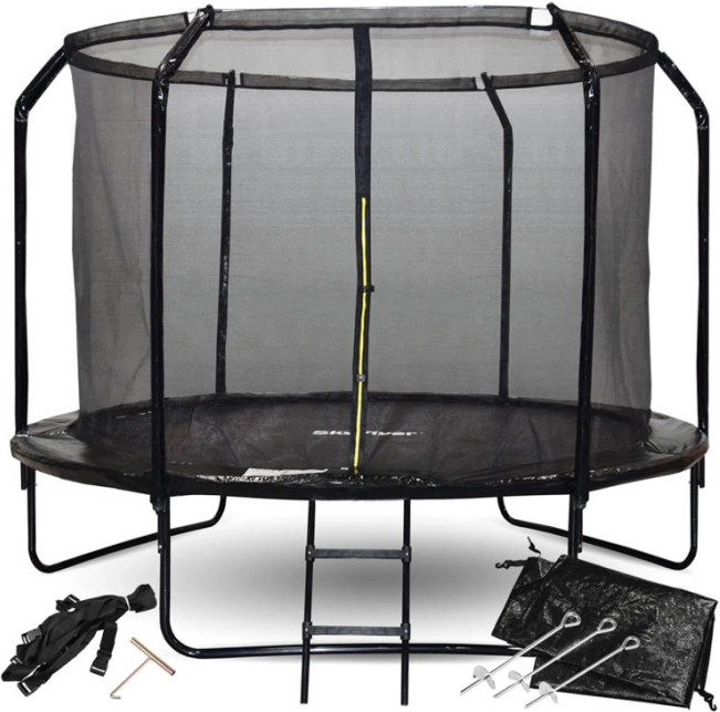 Gartentrampolin SKYFLYER 304 cm mit Sicherheitsnetz und Leiter