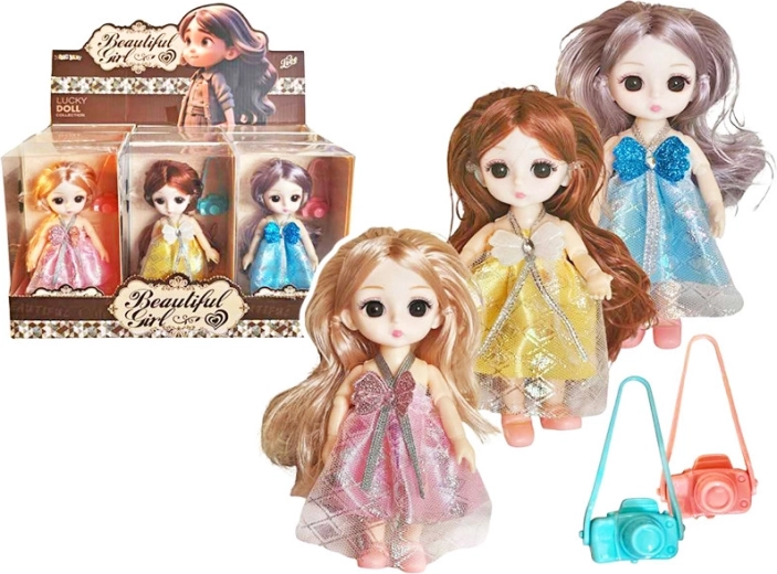 Puppe mit Kamera 15 cm