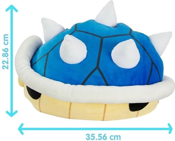 Tomy Mocchi Plüsch Mario Kart Stachi-Panzer (Spiny Shell)