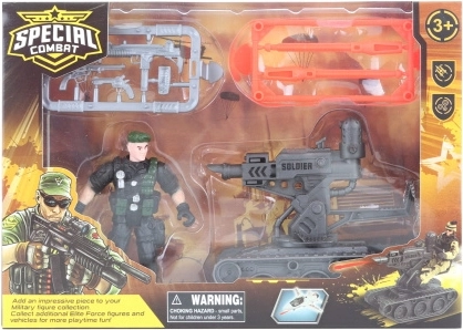 Militärset mit Maschinengewehr für Kinder