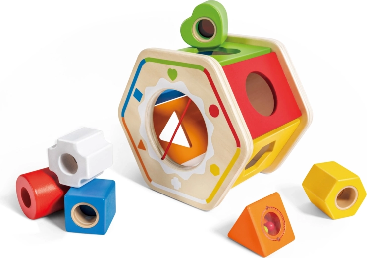 Hape Holz-Steckspiel mit geometrischen Formen