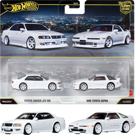 Hot Wheels Premium Set mit 2 Autos: Toyota Chaser JZX100 und Toyota Supra 1989