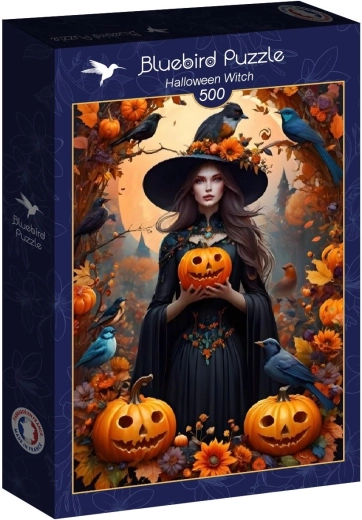 Bluebird Puzzle Halloween-Hexe 500 Teile