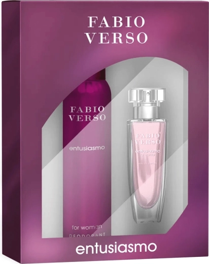 Geschenkset für Damen BI-ES Fabio Verso Entusiasmo – Eau de Parfum 50 ml + Deodorant 150 ml