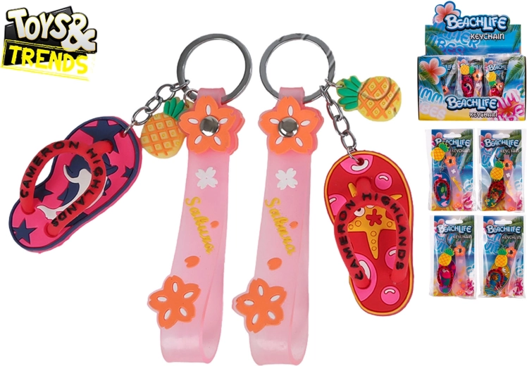 Schlüsselanhänger in Form einer Zehensandale TOYS&TRENDS