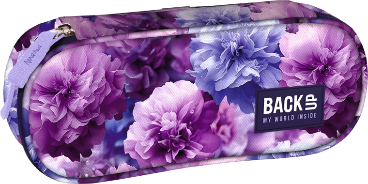 Schuletui BackUP violette Blumen