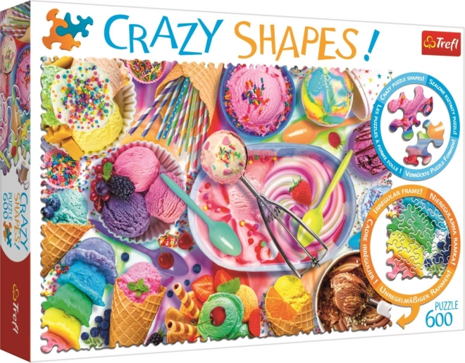 Trefl Crazy Shapes Puzzle Süße Träume 600 Teile
