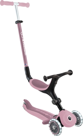 Globber GO UP active lights ecologic 3v1 Kinderroller berry