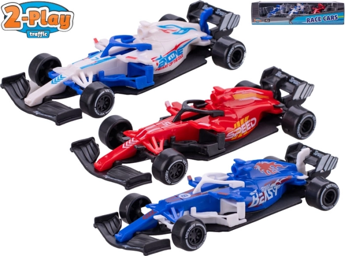 Set aus Metall-Formelwagen 2-Play Traffic 12,5 cm – 3 Stück