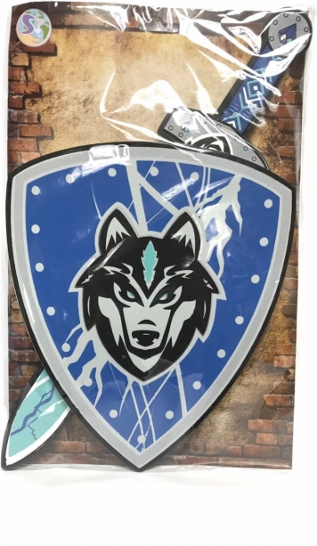 Schaumschwert und -schild Fuchs für Kinder