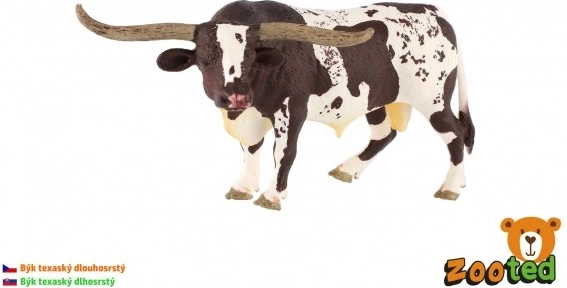 Modell des texanischen Langhornbullen 15 cm