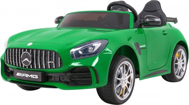 Elektrisches Kinderauto MERCEDES-BENZ GT R 4x4, lackiert grün