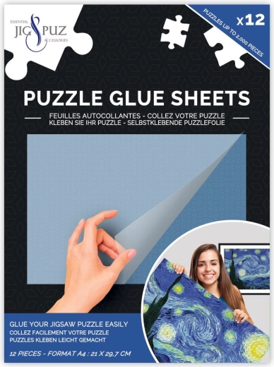 Selbstklebende Folie für Puzzle mit 2000 Teilen JIG&PUZ