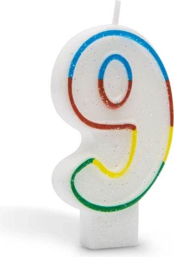 Geburtstagskerze Nummer 9