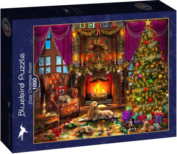 Bluebird Puzzle „Gemütliches Weihnachtszimmer“ 1000 Teile