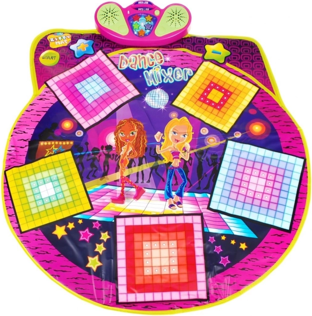 Tanzmatte mit Spiel für Kinder ab 3 Jahren – Tanzen im Rhythmus + Disco-Tanzfläche