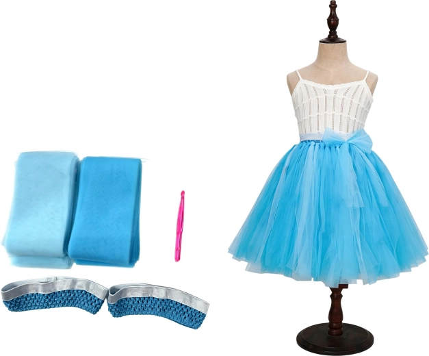 ARTO DIY blaues Tüllrock-Set