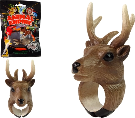 Kinder-Ring mit Hirschkopf