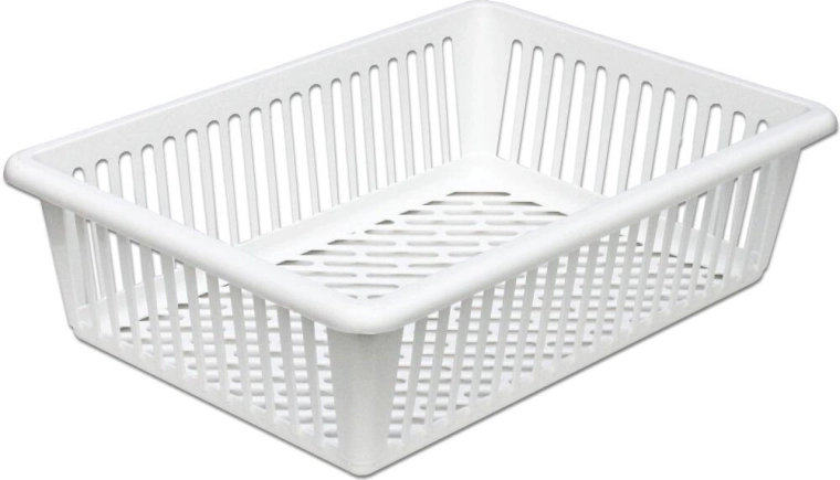 Plastik-Aufbewahrungskorb HANDY 40 × 28 × 11 cm, Farbmix