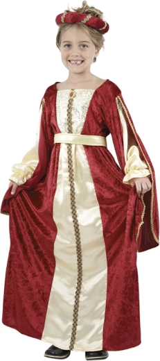 Kinderkostüm Königin 130–140 cm