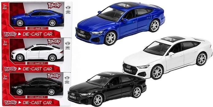 Audi RS7 mit Licht- und Soundeffekten im Maßstab 1:43 - 1 Stück