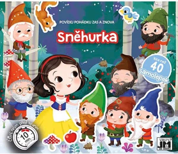 Erzähle das Märchen Schneewittchen – interaktives Stickerbuch