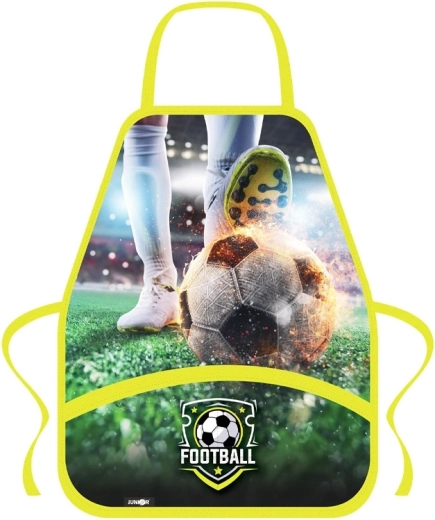 Kinder-Schürze für den Kunstunterricht Fußball – 1 Stück