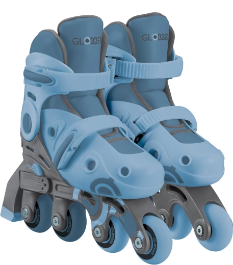 Kinder-Inlineskates Learning Skates 2-in-1, blau, verstellbar 30–33