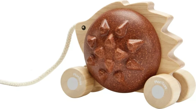 Ziehtier Igel PlanToys – braun