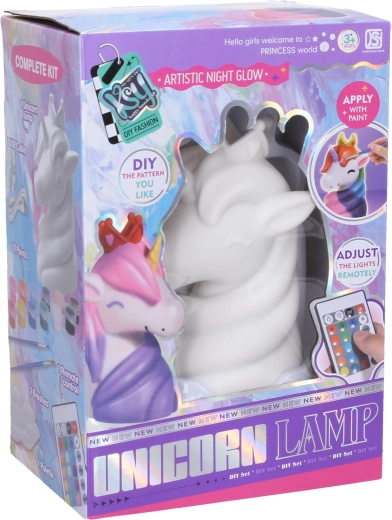 Kreativset zur Herstellung einer Einhorn-Lampe