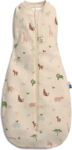 ErgoPouch Pucktuch und Schlafsack 2in1 Cocoon Savannah 0–3 Monate (0,2 TOG)