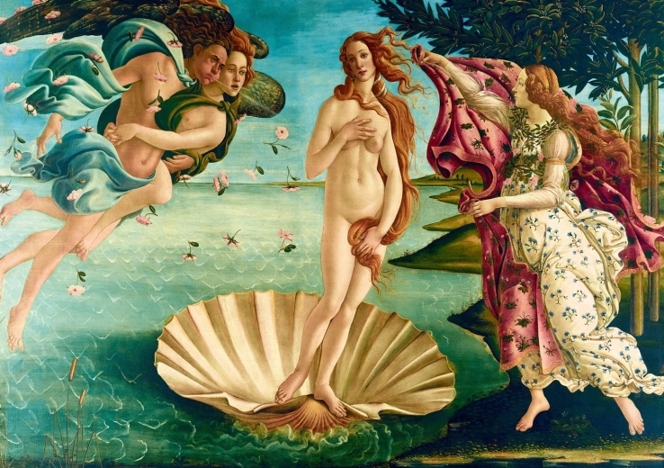 Bluebird Puzzle Die Geburt der Venus 2000 Teile