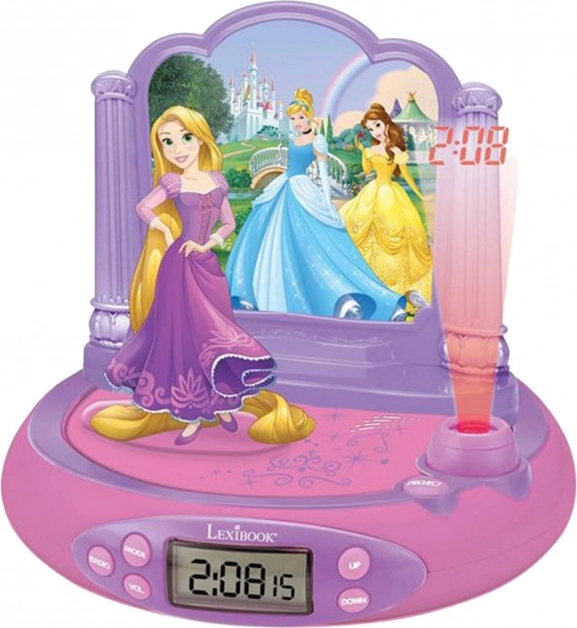 3D Wecker mit Projektor Disney Prinzessinnen