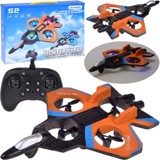 RC-Drohne mit LED-Beleuchtung und 360°-Flips für Einsteiger