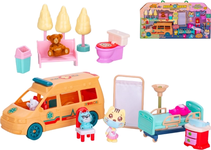 Tierarztpraxis-Spielset für Kinder, 18 Teile