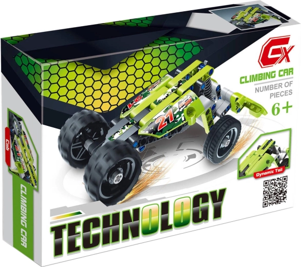 Technology-Bausatz Rennwagen Formel grün – 101 Teile