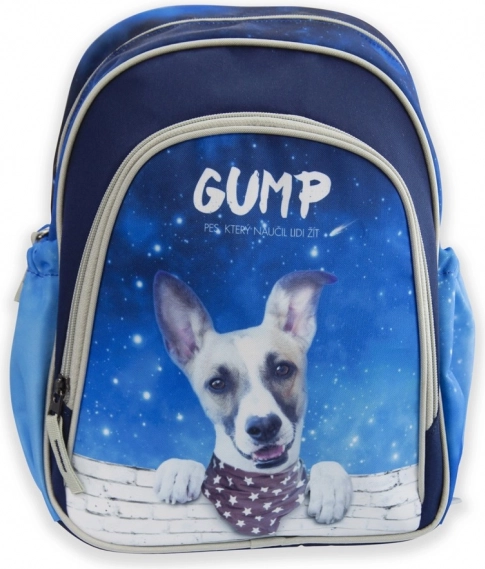Kleiner Schulrucksack GUMP blau