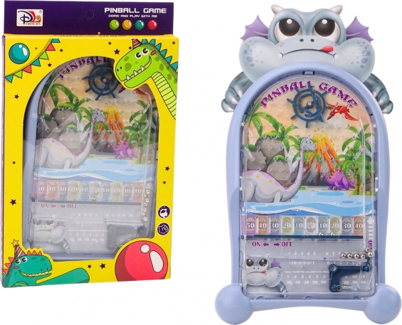 Flipper-Spiel Drachen und Dinosaurier mit blauem Ständer