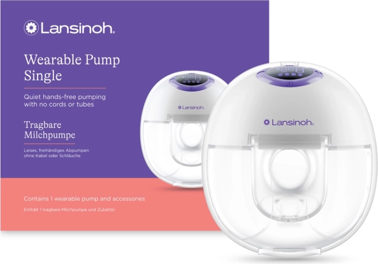 Lansinoh elektrische freihändige Milchpumpe Solo