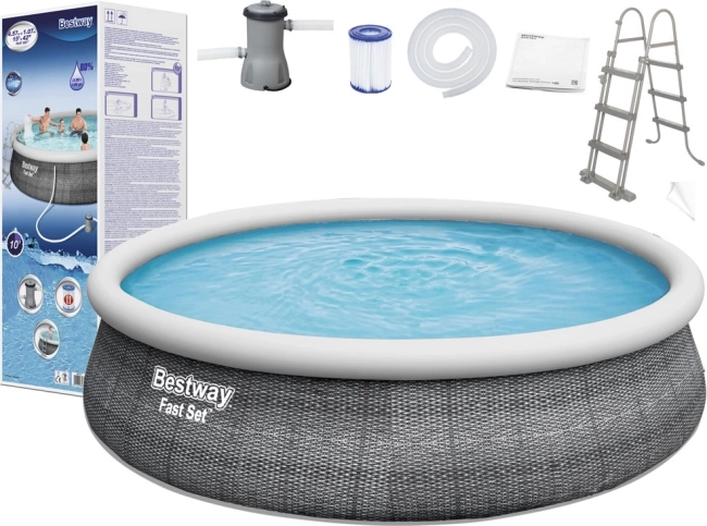 Aufblasbarer Pool Bestway Fast Set 457 x 107 cm