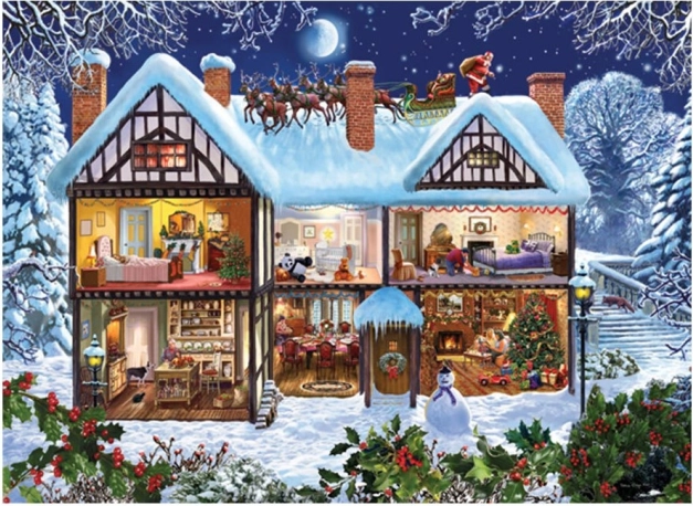 Puzzle ANATOLIAN Haus zu Weihnachten 1000 Teile