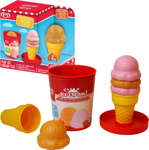 Algida Casdon Becher-Eis-Set (Erdbeer-Karamell)