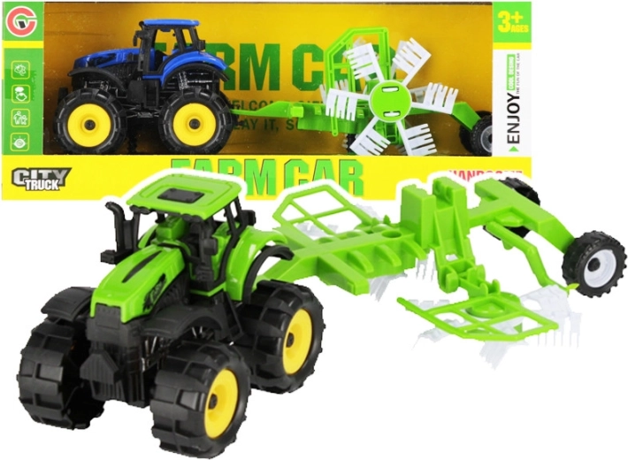 Bauerntraktor mit Rechen (Pull-Back)