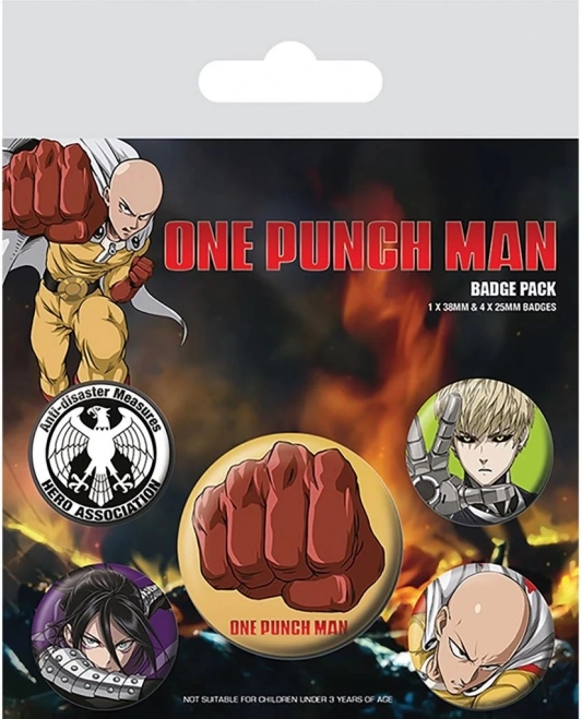 One Punch Man Button-Set