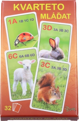 Quartett Tierbabys – Kartenspiel für Kinder