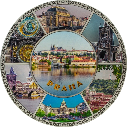 Dekorativer Teller Prag Sparkys