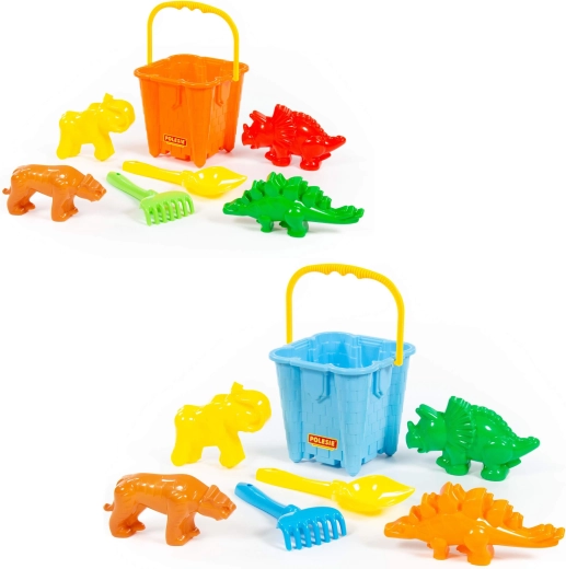 Kinder-Sandspielzeug-Set Burg – 7-teilig