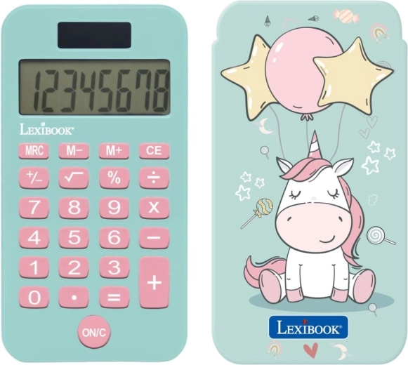 LEXIBOOK Taschenrechner mit Einhornmotiv